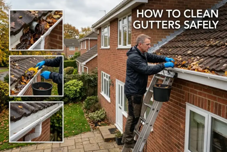 how to clean gutters