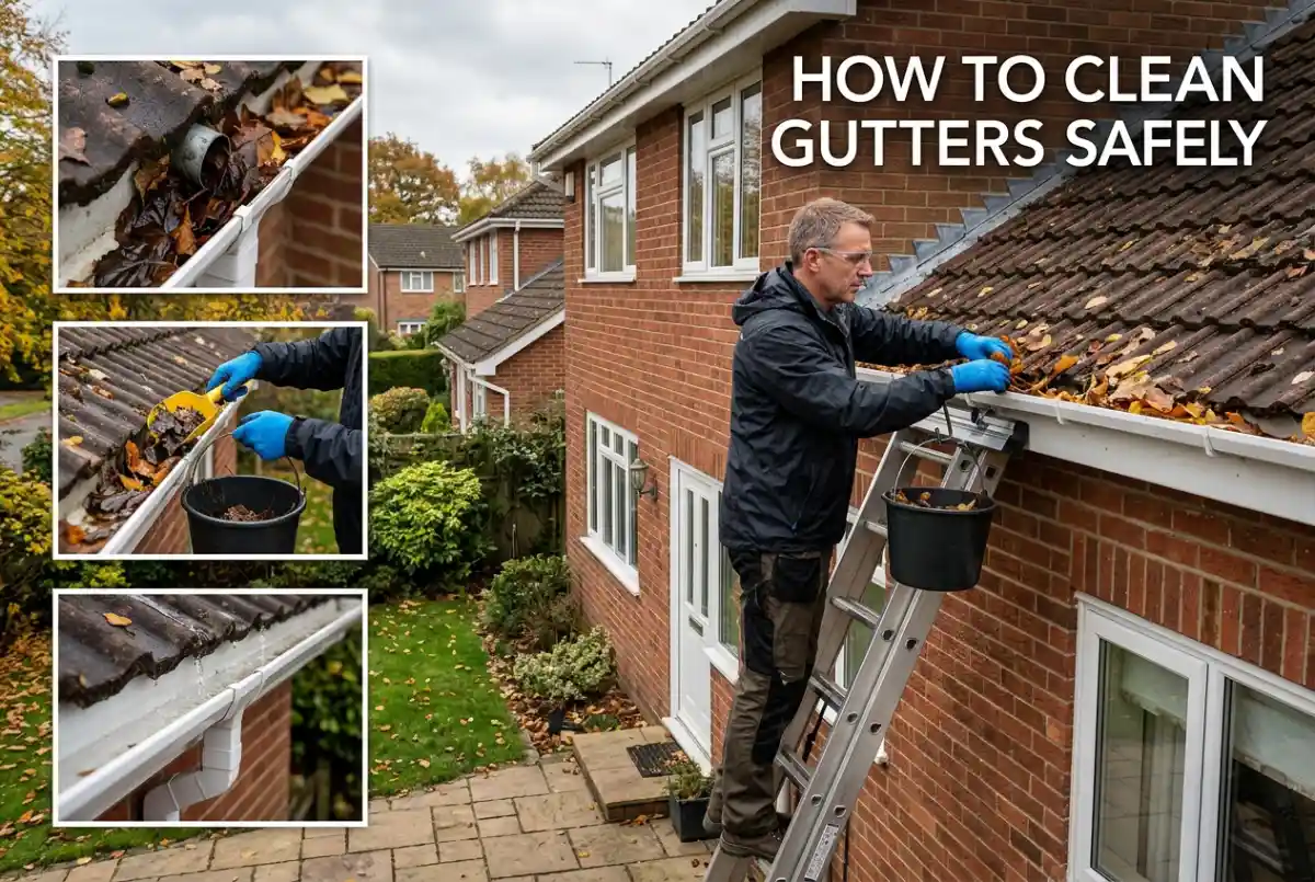 how to clean gutters