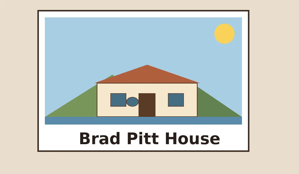 brad pitt house