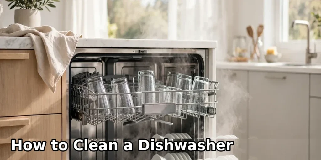 how to clean a dishwasher