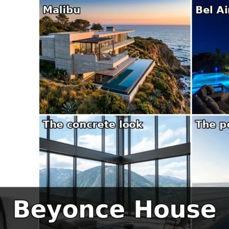 beyonce house: Tadao Ando concrete palace in Malibu