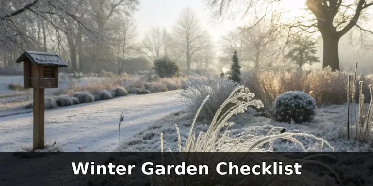 winter garden checklist: autumn garden jobs before the first frost